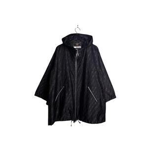Vintage Fendi FF Zucca Monogram Hooded Rain Poncho 42